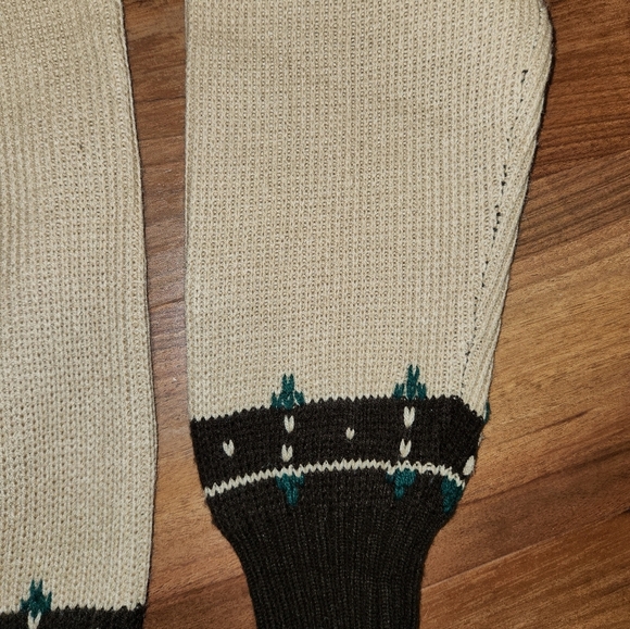 Vintage Ashley Knit Unisex Multicolored Patterned Pullover Sweater Size Large - Picture 3 of 12